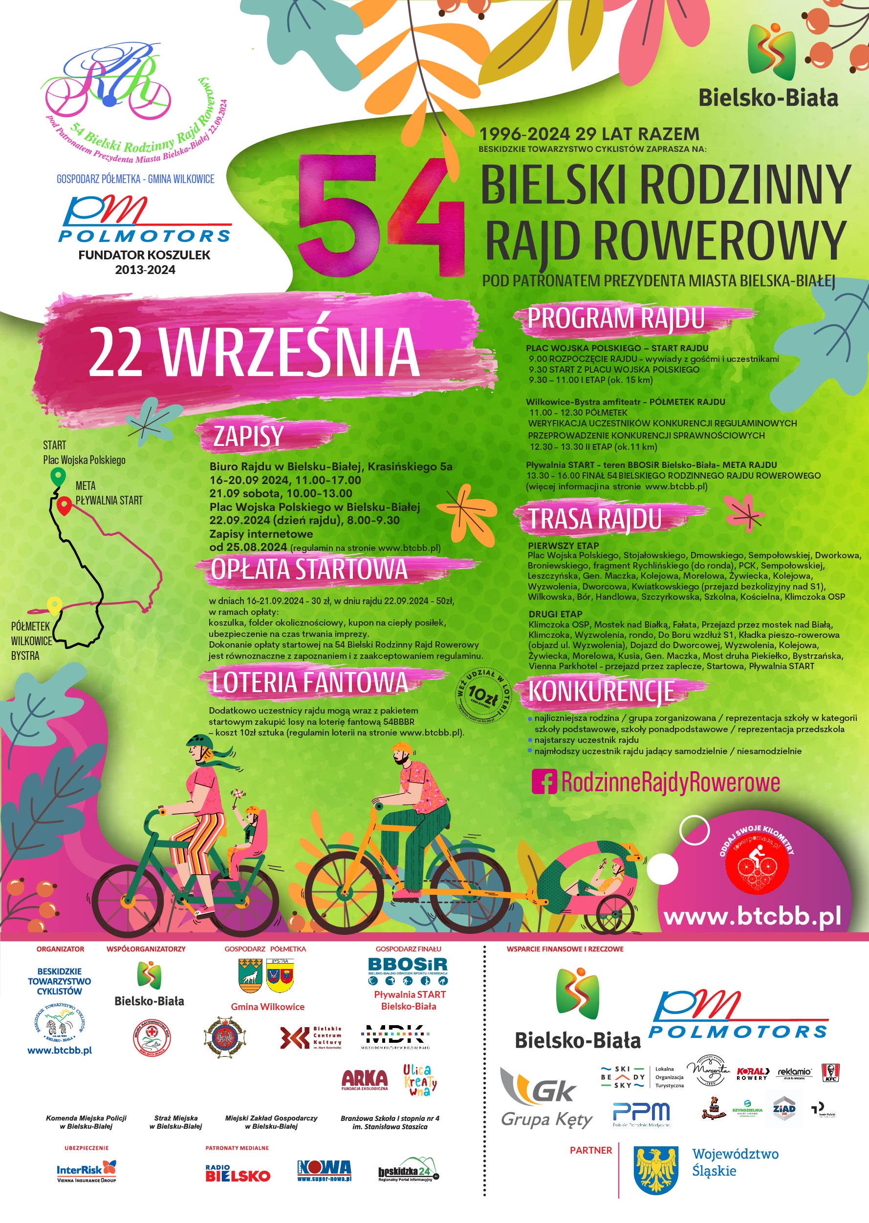 54 Bielski Rodzinny Rajd Rowerowy