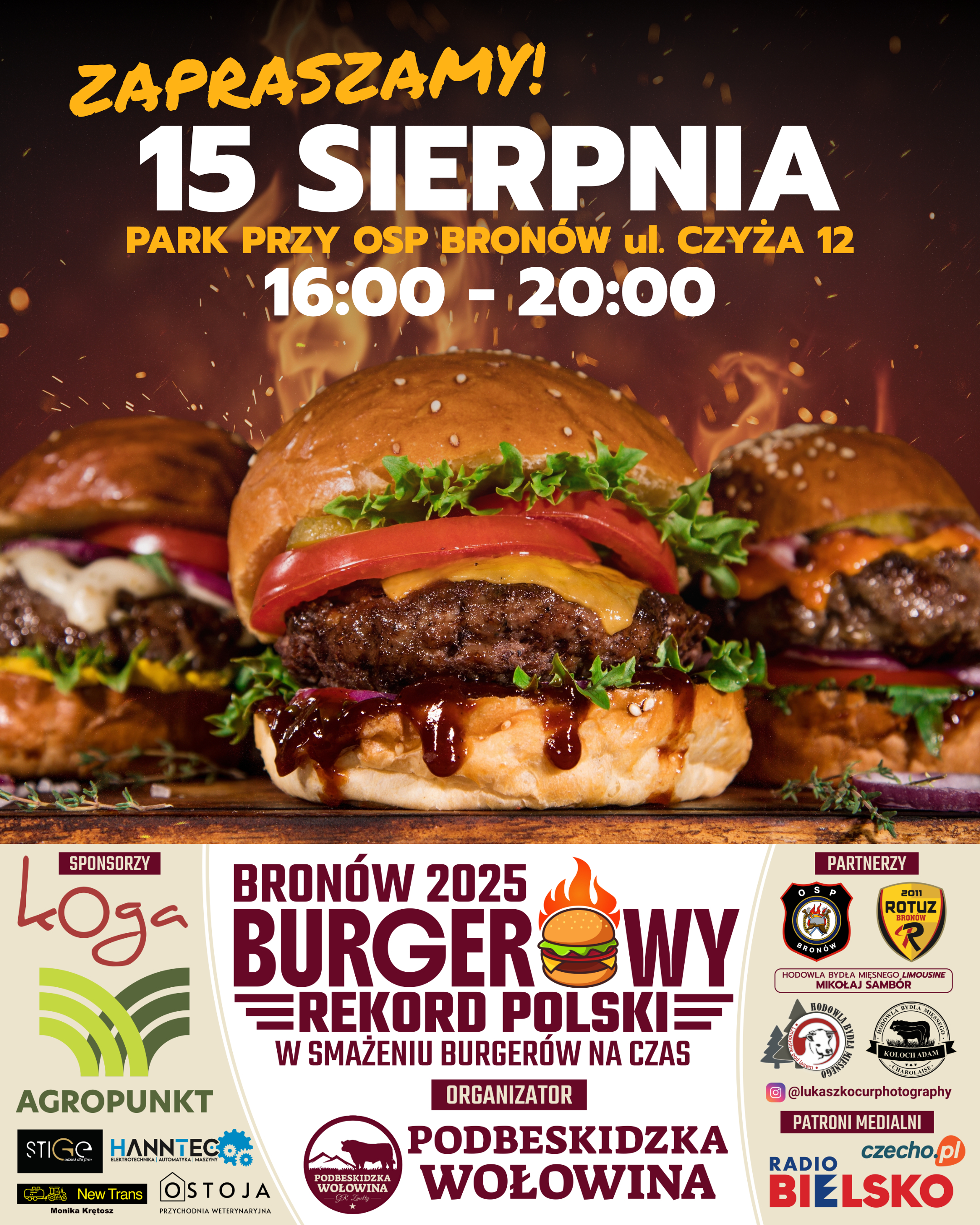 Burgerowy Rekord Polski W Smażeniu Burgerów Na Czas 2025