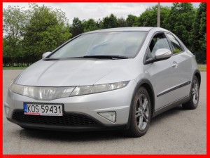 Honda Civic 2.2 Diesel 140 KM. krajowa, 1 rejestracja 2008 r, 2x koła