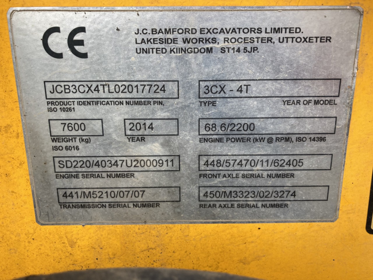 Koparko ładowarka JCB 3CX 2014r 5500mth