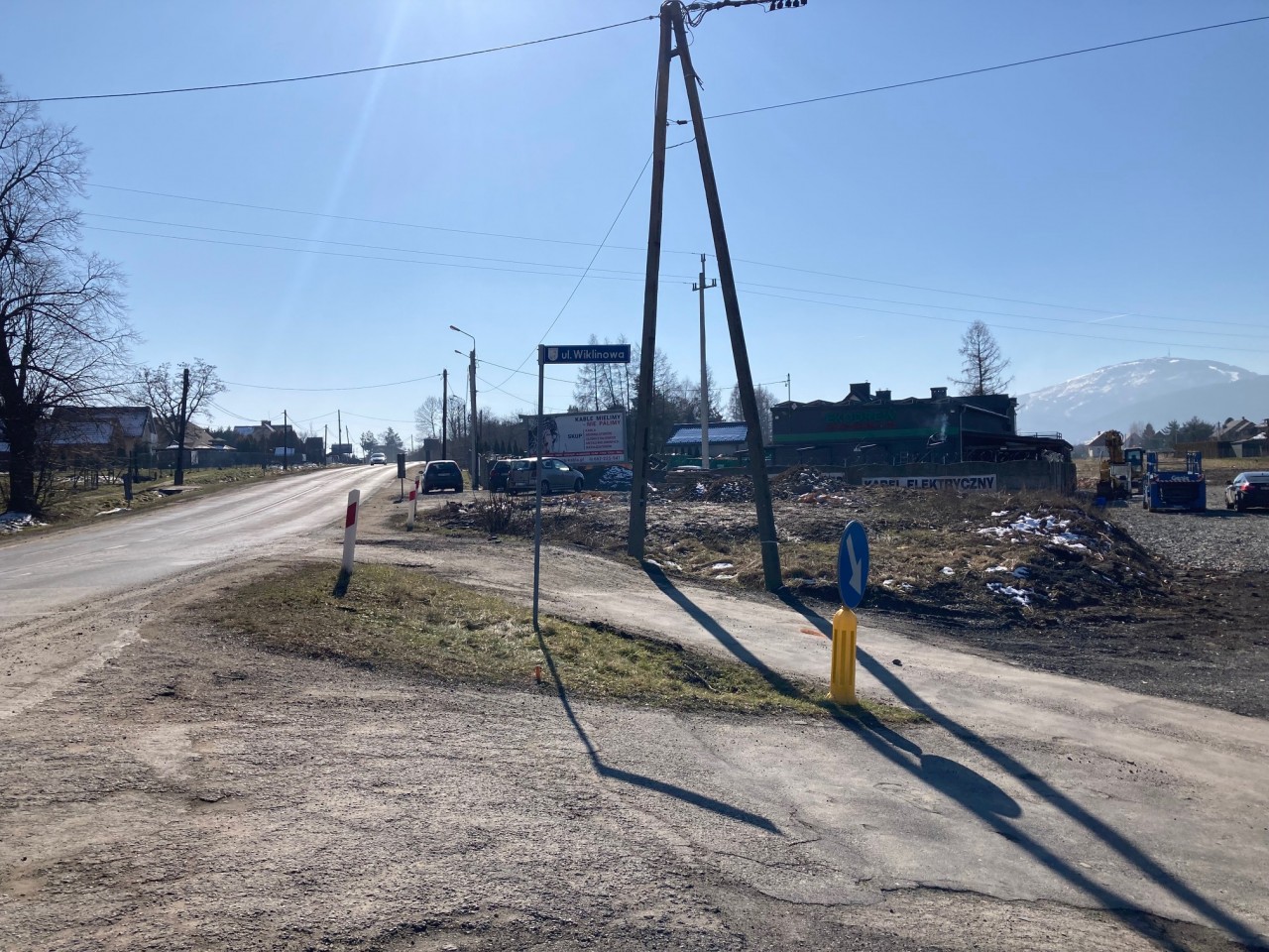 Działka Plac Wilkowice obok Bielska-Białej 80 arów Mieszkaniowo Usługowa