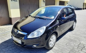 Opel Corsa D Salonowy 1wł. Benzyna 1.4 16V Tapicerka Cable Elba Czerwona
