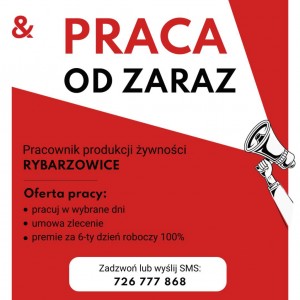 Pracownik produkcji żywności️️ Rybarzowice
