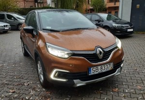 Renault Captur 1.2 Energy TCe 120 INTENS SALONOWY 1wł. 44.300km! Serwisowany w ASO BEZWYPADKOWY Bogato Wyposażony