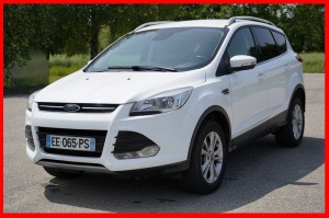 Ford Kuga II 2.0 TDCI 150 KM 2016 r przebieg 142 tys km nawigacja elektryczna klapa