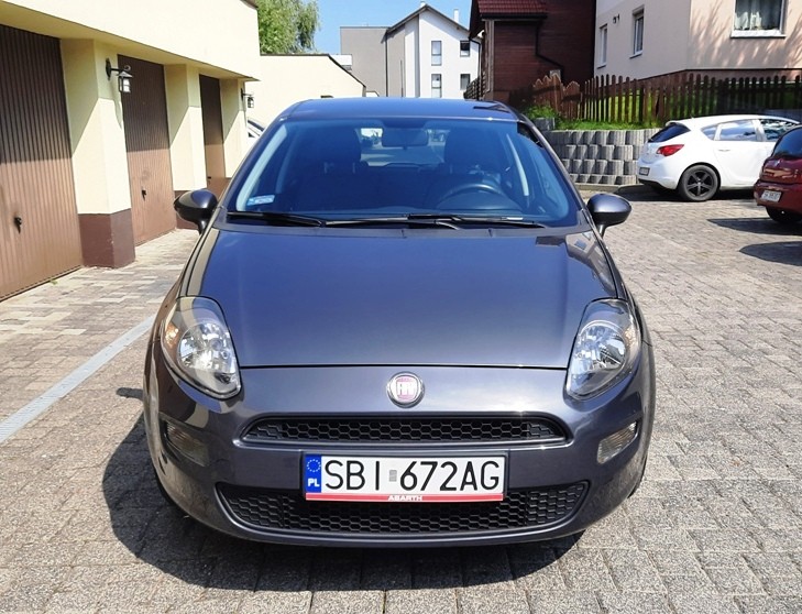Fiat Punto 2012 SALONOWY Serwisowany Bardzo Ładny Kolor Niski Przebieg! Klimatyzacja