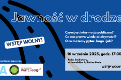 Spotkania z Watchdogiem 2025 - 1