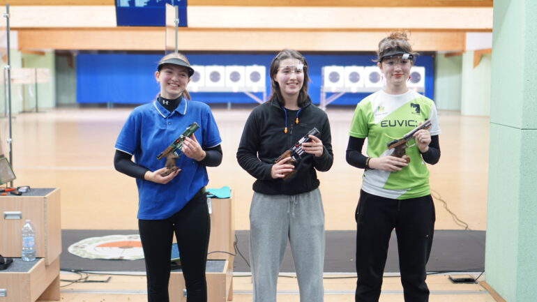 Iga Wrona, MP Juniorów, strzelectwo