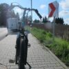 Ponad 2 promile i przejażdżka chodnikiem. Rowerzysta trafił do szpitala