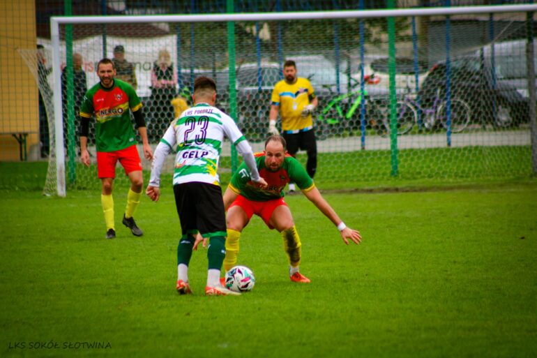 LKS Pogórze, Sokół Słotwina, mecz, Piotr Ćwielong