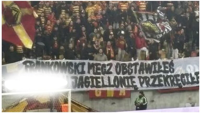 Obraźliwy transparent, Jagiellonia, sędzia