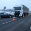 Zaśnięcie za kierownicą i zderzenie z ciężarówką. Groźna kolizja w Oświęcimiu