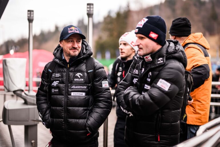 Adam Małysz i Maciej Maciusiak