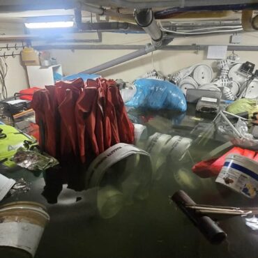 zalana remiza OSP Brzeszcze