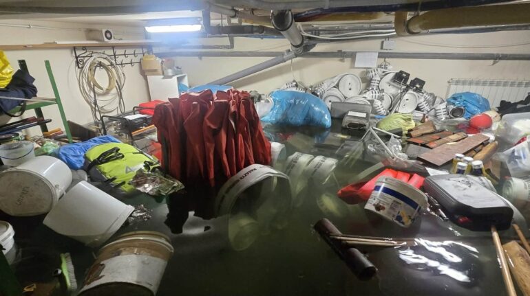 zalana remiza OSP Brzeszcze