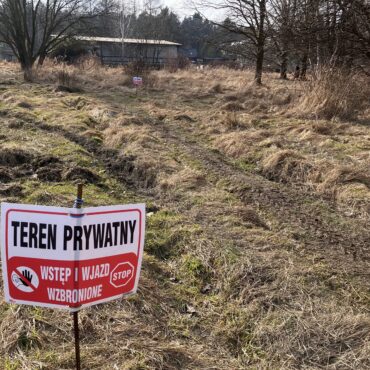 teren prywatny Błonia cmentarz Wolak Bielsko-Biała