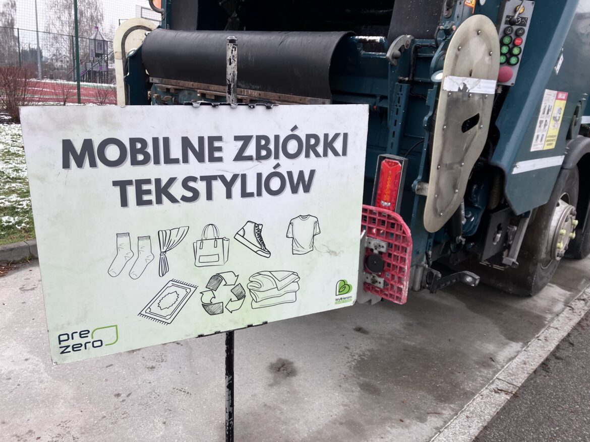 mobilna zbiórka tekstyliów Bielsko-Biała