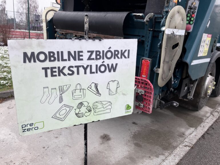 mobilna zbiórka tekstyliów Bielsko-Biała