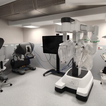 Sala z robotem da Vinci Szpital Wojewódzki Bielsko-Biała