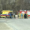 Nastolatek wjechał w samochód. Zawieziono go do szpitala