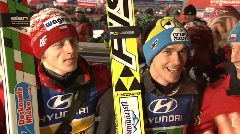 Piotr Żyła, Dawid Kubacki - Predazoo, konkurs drużynowy, brązowy medal