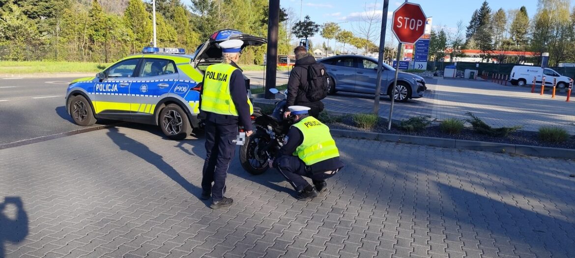 motocykl kontrola Szczyrk
