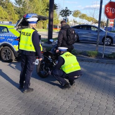 motocykl kontrola Szczyrk