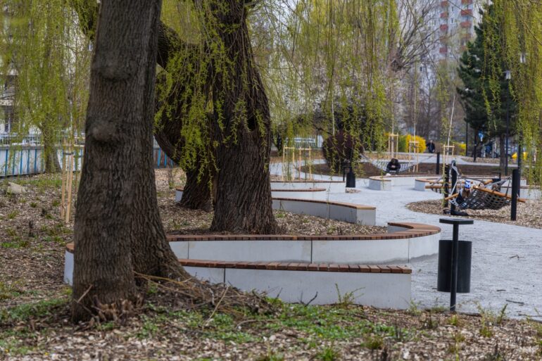 skwer Sempołowskiej Kołłątaja Bielsko-Biała