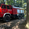 Pożar lasu na Łysej Górze. Strażacy opanowali sytuację