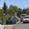 Zderzenie samochodu z motocyklistą