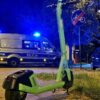 14-latka rozbiła się na hulajnodze elektrycznej. Pasażer był pijany