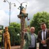 Chrząszcz zamieszkał w Pszczynie. Odsłonięto ostatnią rzeźbę na Szlaku Baśni, Marzeń i Gwiazd