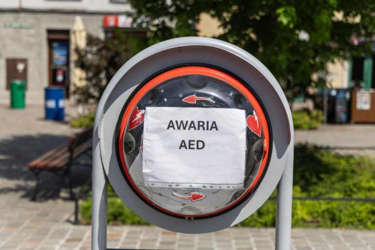 defibrylator Wojska Polskiego Bielsko-Biała