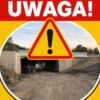 Zamknięcie przejazdu pod wiaduktem