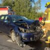 Wypadek w Żywcu. Droga była zablokowana