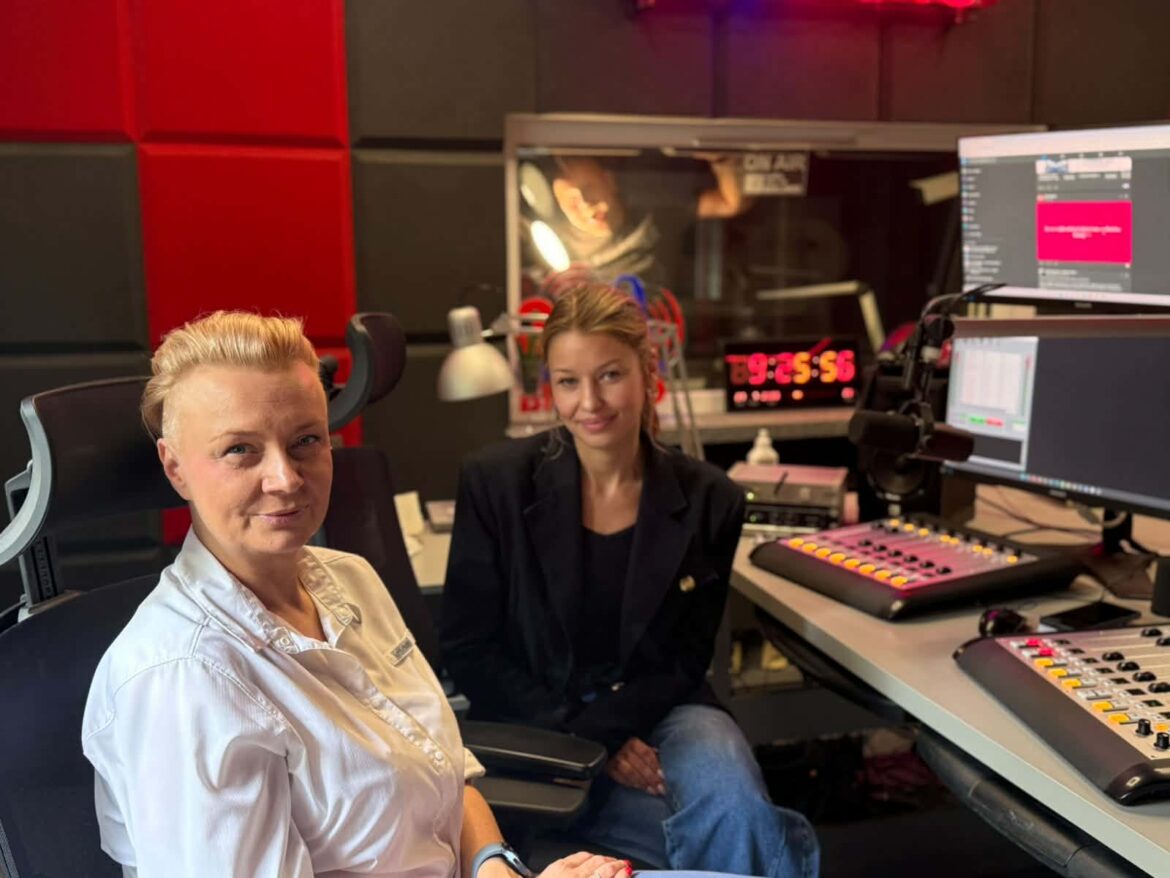 Małgorzata Chełchowska-Rak, dyrektorka Bielskiego Centrum Kultury im. Marii Koterbskiej i Aleksandra Jurczak, reżyserka widowiska „Artystyczna Strefa Wyzwolenia”.