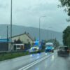 Poranny wypadek rowerzysty. Z podejrzeniem złamania obojczyka trafił do szpitala