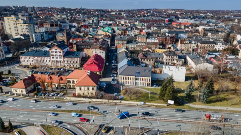 Bielsko-Biała z lotu ptaka