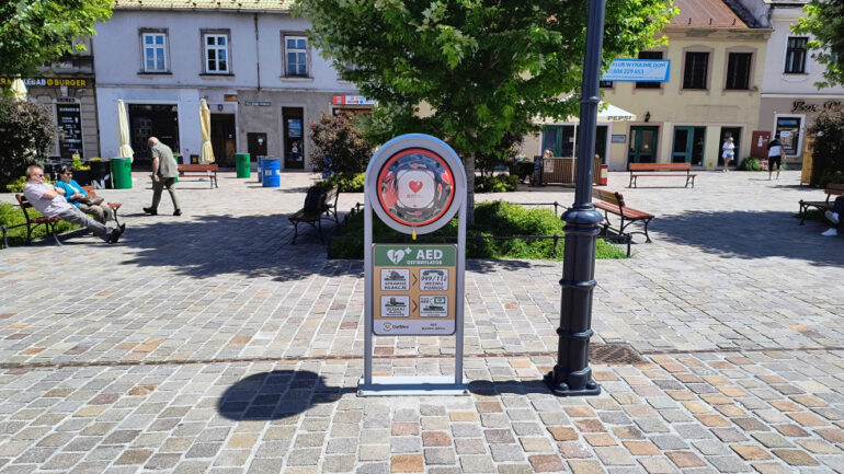 defibrylator pl. Wojska Polskiego Bielsko-Biała