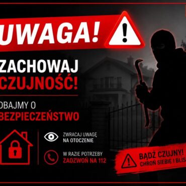 ostrzeżenie podejrzani ludzie UG Jasienica