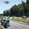 Policyjny dron znów nad miastem. 90 wykroczeń w rejonie przejść dla pieszych