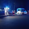 Nocne zderzenie. Motocyklista trafił do szpitala
