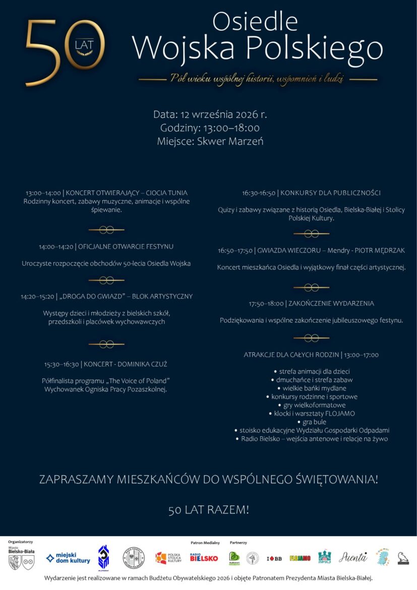 50-lecie osiedla Wojska Polskiego - program