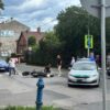 Wypadek na ul. Michałowicza. Motocyklista trafił do szpitala