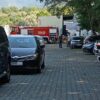 Tajemnicza akcja CBŚP w Bielsku-Białej. Funkcjonariusze w białych kombinezonach