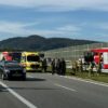 Zderzenie samochodu z motocyklem na S1