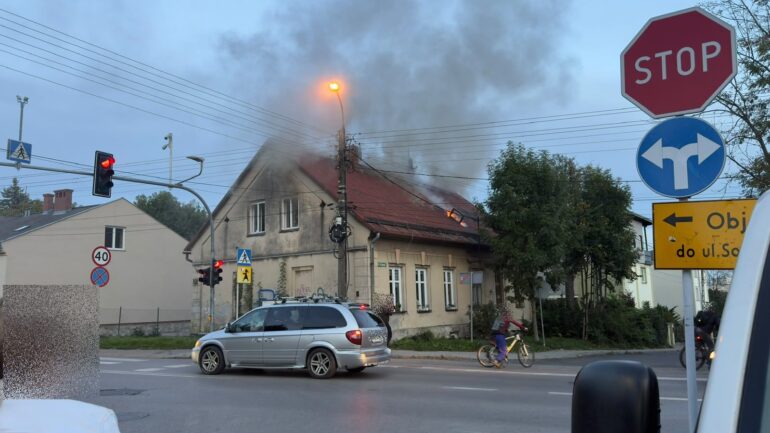 pożar Konopnickiej Bielsko-Biała