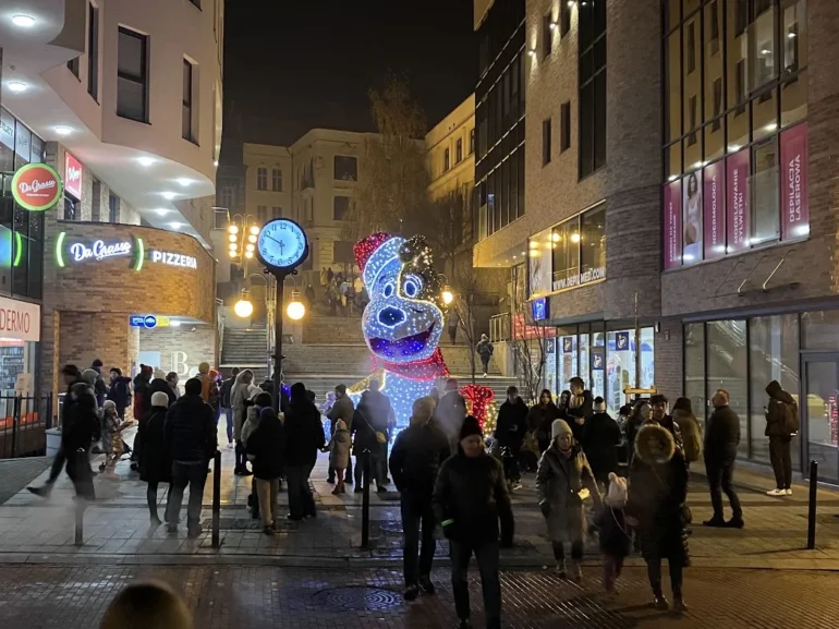 iluminacje świąteczne Bielsko-Biała