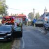 Zasnął za kierownicą i zderzył się z dostawczakiem. Cztery osoby trafiły do szpitala