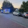 Czołowe zderzenie na ulicy Prusa